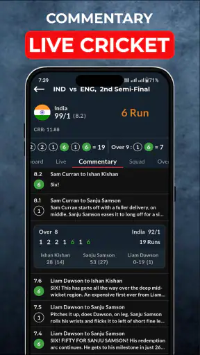 Cricket Live Score : CricFlow screenshot