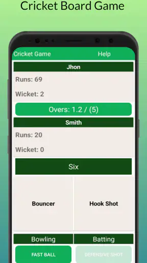 Cricket: Local match scorebook screenshot