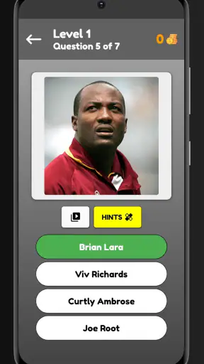Cricket Quiz screenshot