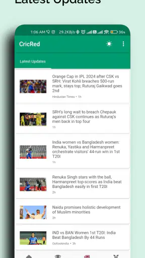 CricRed - Live Cricket Score screenshot