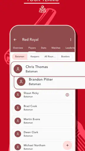 CricScorer-Cricket Scoring App screenshot