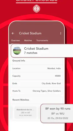 CricScorer-Cricket Scoring App screenshot