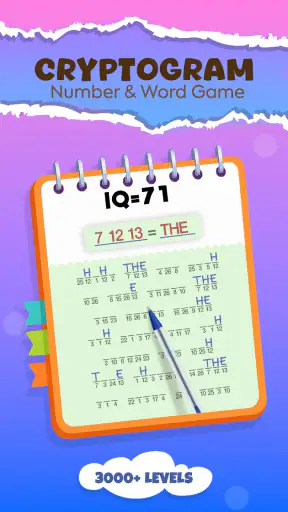 Cryptogram: Number & Word Game screenshot