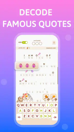 Cryptogram: Number & Word Game screenshot