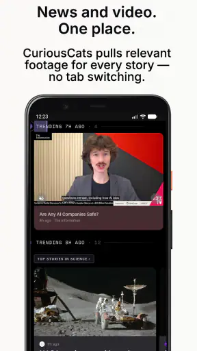 CuriousCats.ai News+Videos+POV screenshot