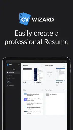 CVwizard: AI Resume Builder screenshot