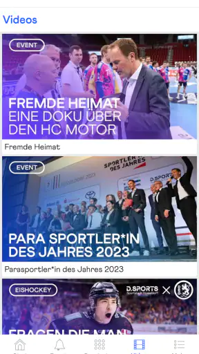 D.SPORTS screenshot