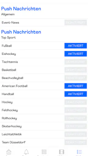 D.SPORTS screenshot