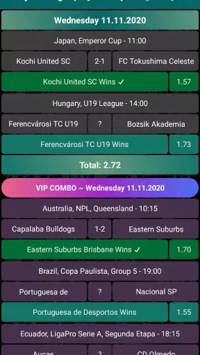 Daily 2 Odds Ticket screenshot