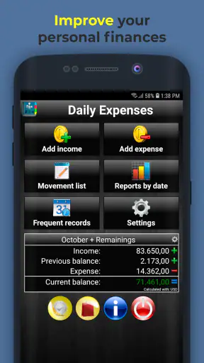 Daily Expenses 2 screenshot