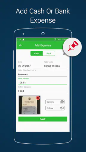 Daily Income & Expense Book screenshot