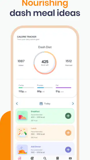 Dash diet : Food Tracker screenshot