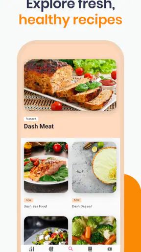 Dash diet : Food Tracker screenshot