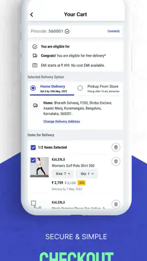 Decathlon Sports Shopping App screenshot