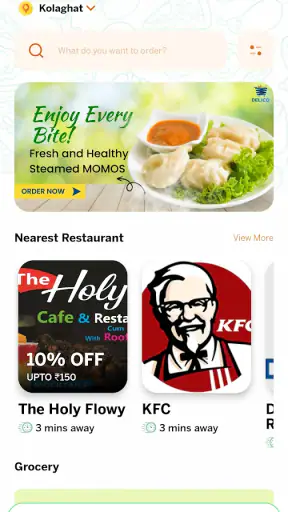 Delico: Food & Grocery screenshot