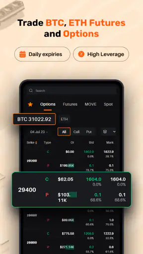 Delta Exchange: Crypto Options screenshot