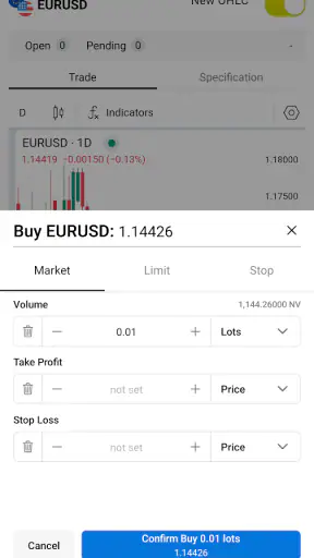 DemoTrader: Trading Simulator screenshot