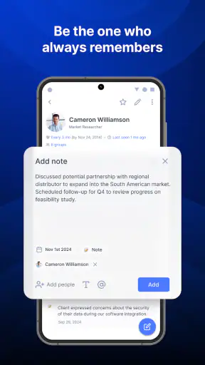 Dex - Rolodex and Personal CRM screenshot