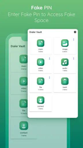 Dialer Vault Hide Photo Video screenshot