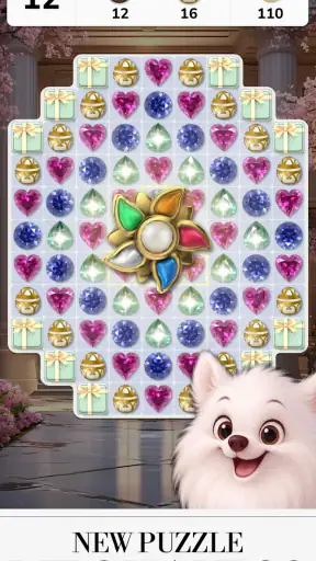 Diamond Jewels GFAL Puzzle screenshot