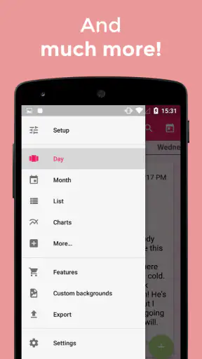 Diary with lock password screenshot