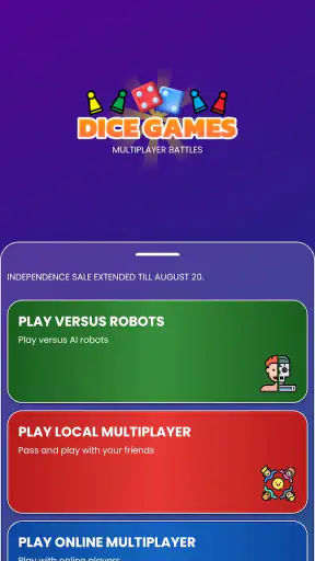 Dice Games - Multiplayer Modes screenshot