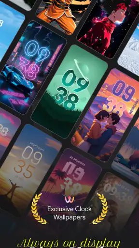 Digital Clock LWP & AOD screenshot