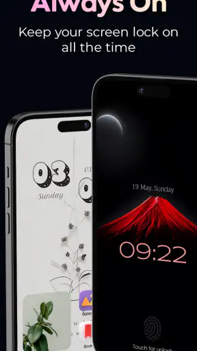 Digital Clock LWP & AOD screenshot