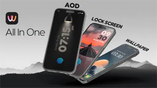 Digital Clock LWP & AOD screenshot
