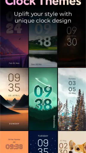 Digital Clock LWP & AOD screenshot