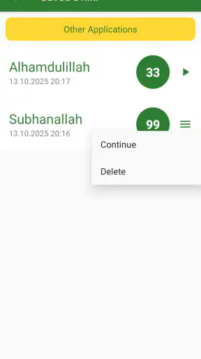 Digital Tasbeeh Counter screenshot