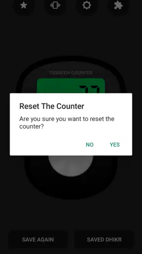 Digital Tasbeeh Counter screenshot