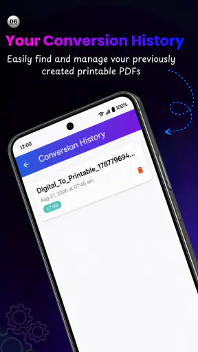 Digital To Printable screenshot