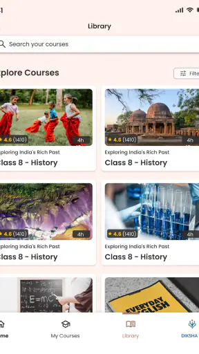 DIKSHA Courses screenshot