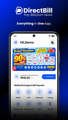 Direct Bill Recharge App screenshot
