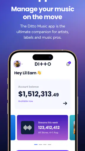 Ditto Music screenshot