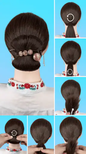 DIY Hairstyles step by step screenshot
