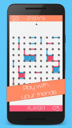 Dots and Boxes game screenshot