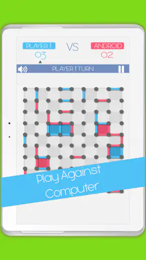 Dots and Boxes game screenshot