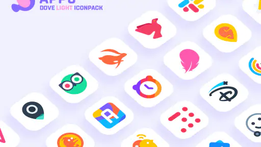 Dove Light : Icon Pack screenshot