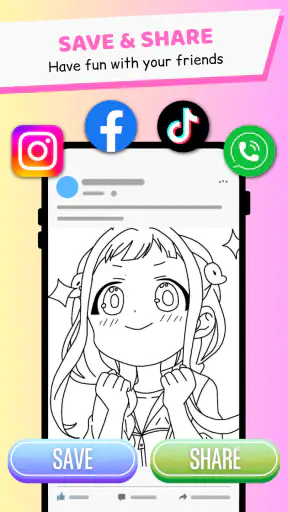 Draw anime - एआर ड्रॉइंग ऐनिमे screenshot