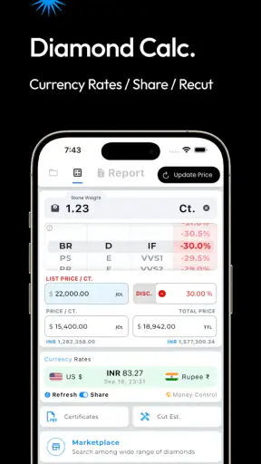 DRC - Diamond Rate Calculator screenshot
