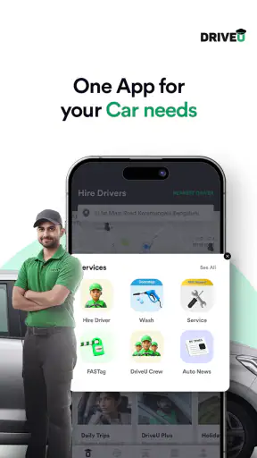 DriveU: Hire Driver for Car screenshot
