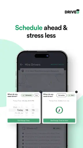 DriveU: Hire Driver for Car screenshot
