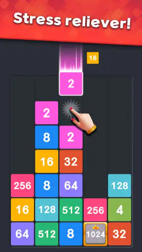 Drop Merge : Number Puzzle screenshot
