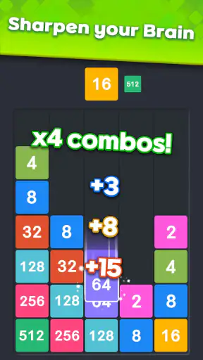 Drop Merge : Number Puzzle screenshot