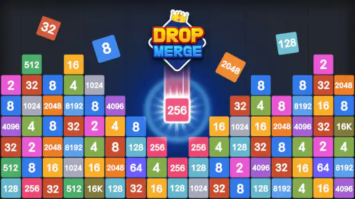Drop Merge : Number Puzzle screenshot