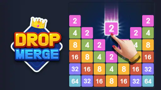 Drop Merge : Number Puzzle screenshot