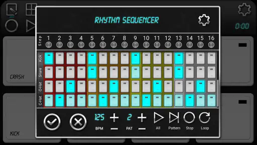 Drum Machine - Pad & Sequencer screenshot