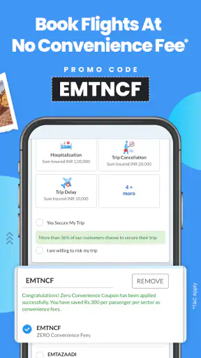 EaseMyTrip Flight, Hotel, Bus screenshot
